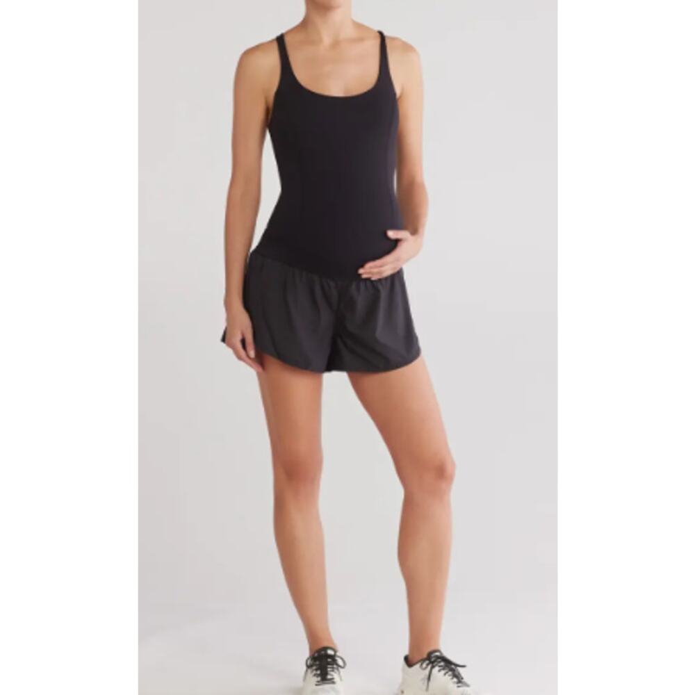 Free People Black Sleeveless Romper